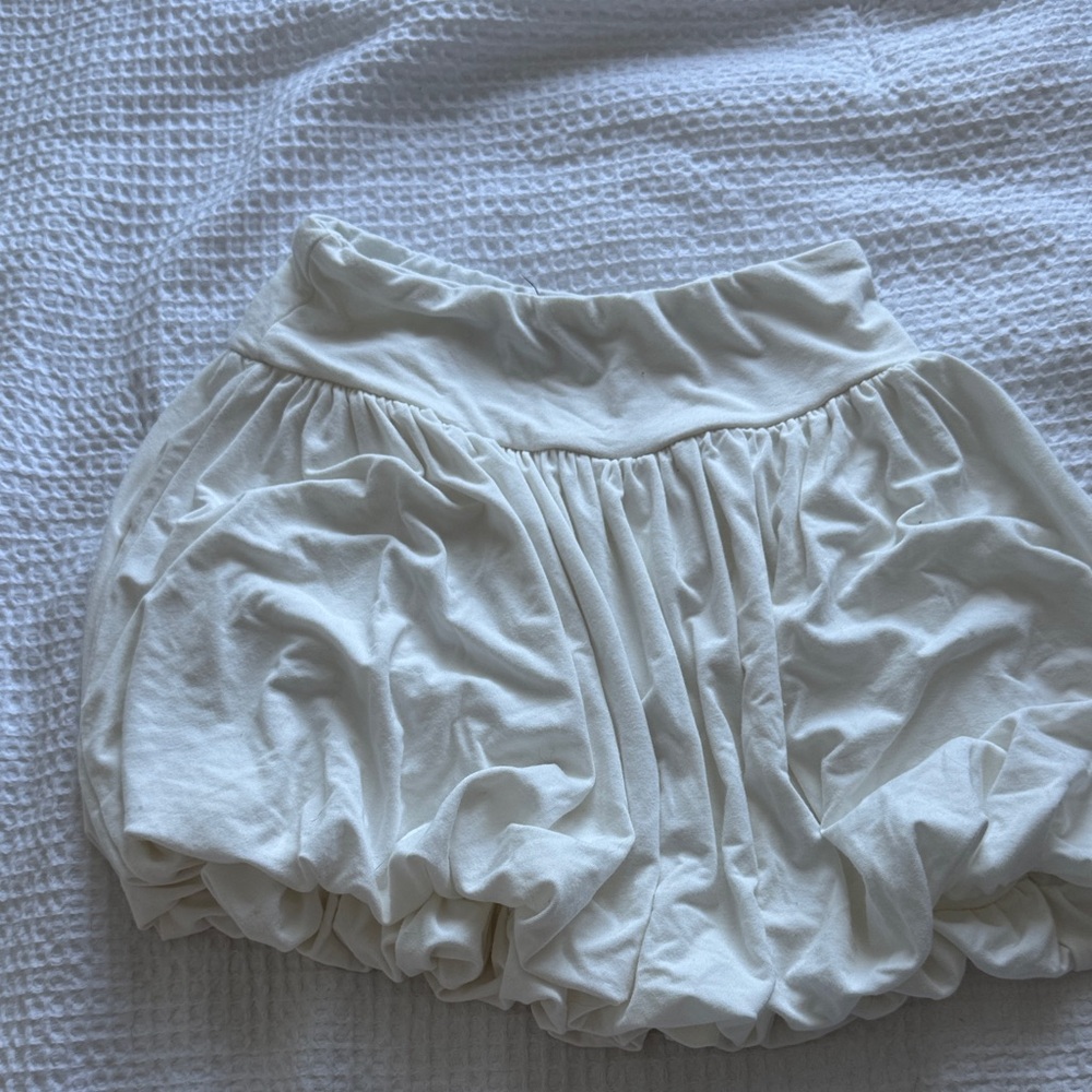 See You Monday White Mini Skirt